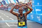 Mo Farah 2nd in the BUPA Great North Run.